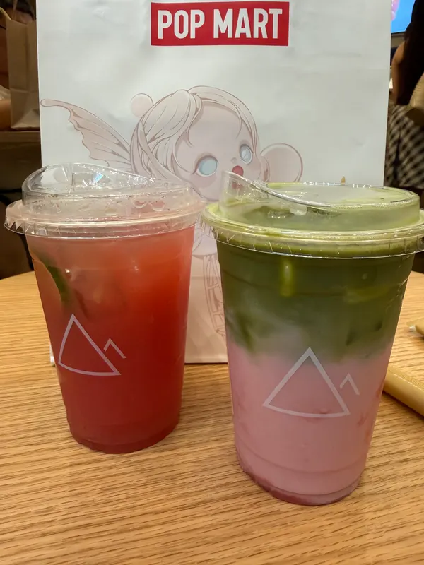 芭乐生椰贵州铜仁抹茶和手打柠檬芭乐福建茉莉花茶图片 1