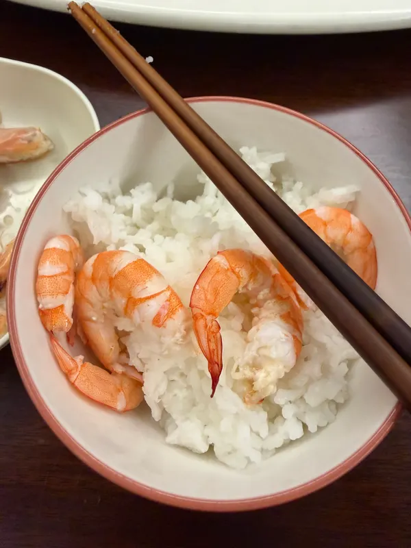 虾饭，没有菜图片 2